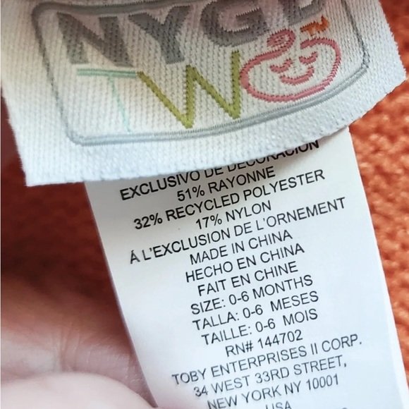 2 Piece My 1st Halloween Photo Op Knit Hat & Wrap Set Newborn October Baby - Picture 6 of 6